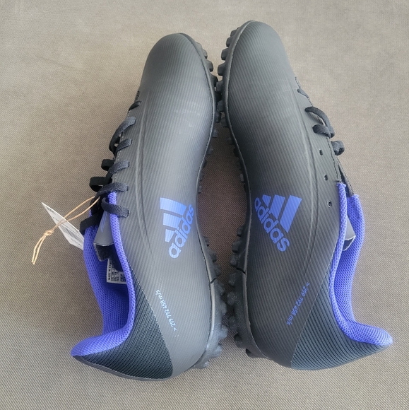 Men Adidas X SPEEDFLOW4 TF FY3333 Black/Blue US 11.5 - Picture 6 of 8